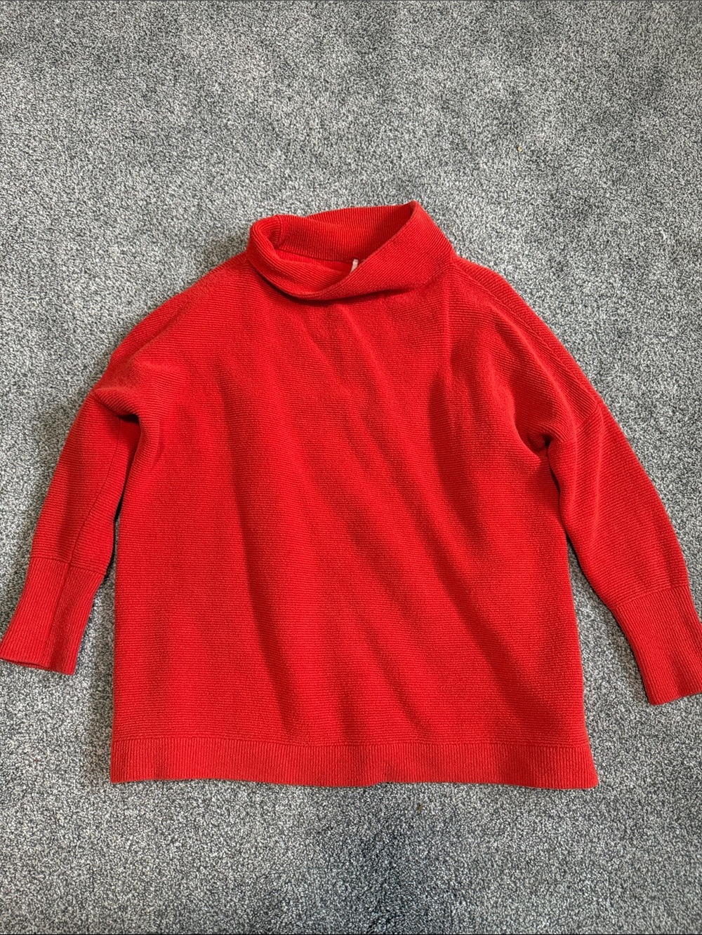 Free People cowl neck sweater medium